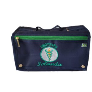 Rolokit Marinho, Logo Fisioterapia + Seu Nome em branco