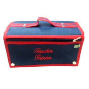 Rolokt Marinho Teacher, Detalhes em Vermelho + Seu Nome